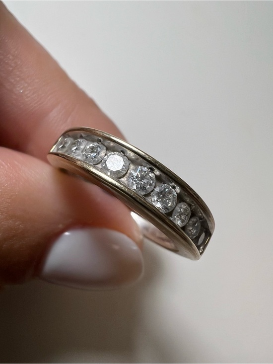 Jewelry - 14K Gold Classic Channel-Set Natural Diamond Band
